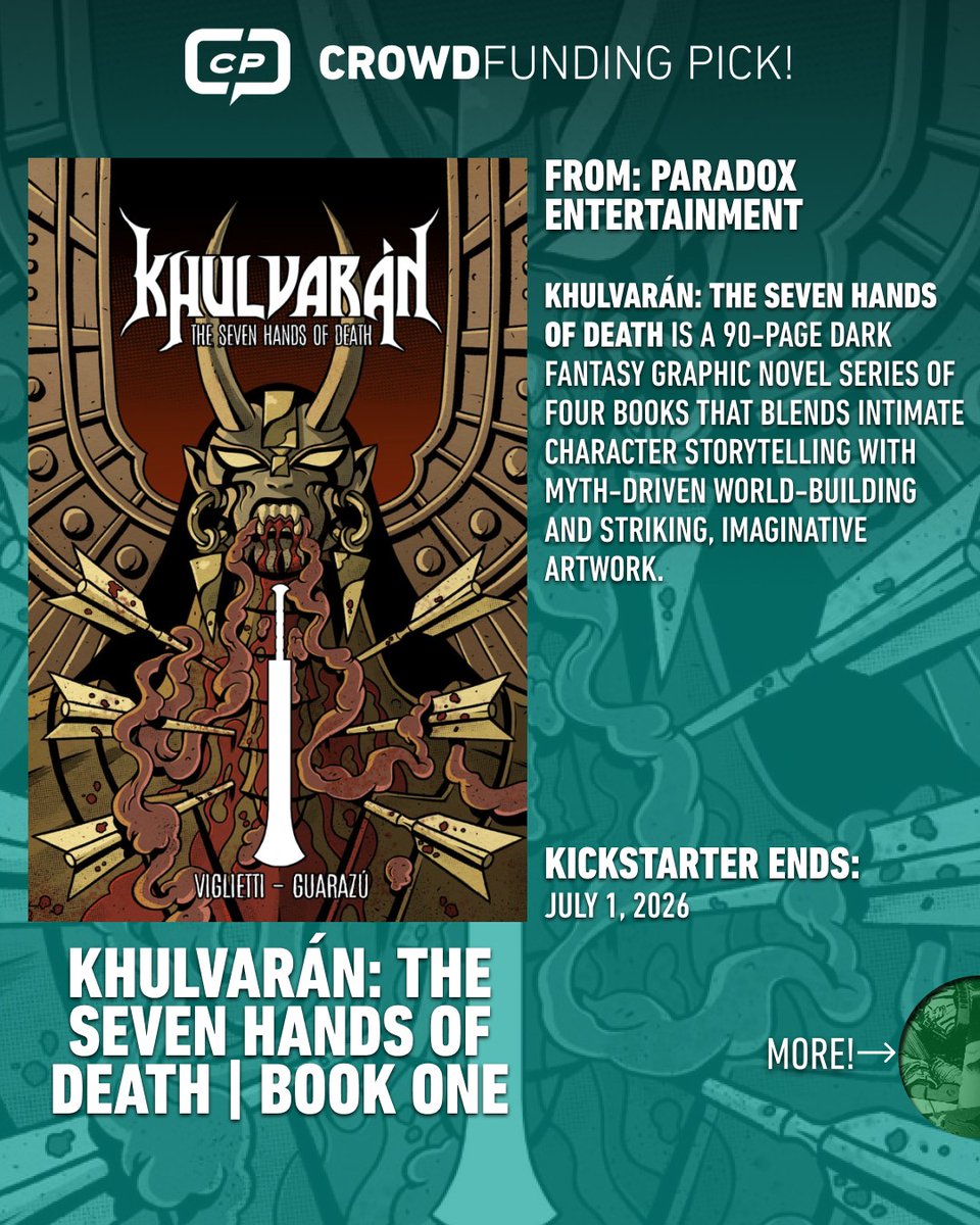 covrprice's tweet photo. Head to the site to see the latest Crowdfunding projects we’re keeping an eye on! Support creators directly and score some awesome comics. #Comics #ComicCollecting
With projects from @lamanocomic @TedSikora @Guichety and more!
LINK: https://t.co/OwqcdlU3kV https://t.co/fYyyWk6K6T