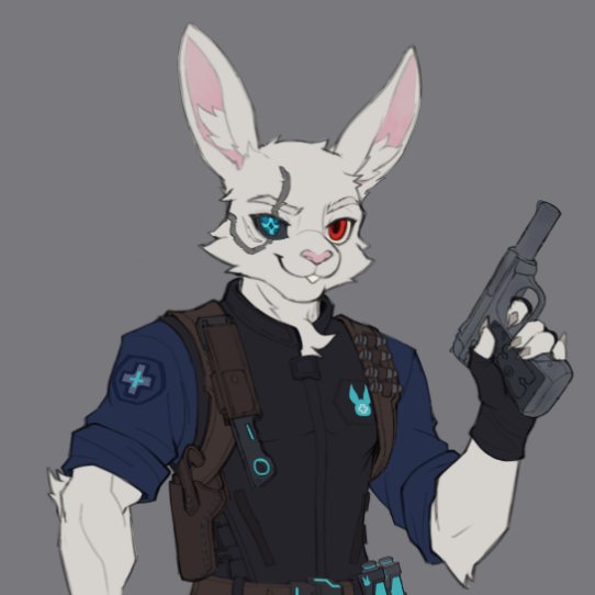 nodly_'s tweet photo. Cyber Bunny 🐰
. 
.
.
 #furry #furryart #furryfandom https://t.co/cmAgs2vlA6