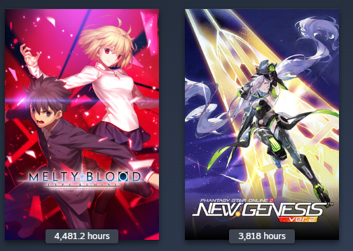 TheLonePhantom's tweet photo. My MBTL hours also ended up surpassing my PSO2 hours after a while. Although not all of these hours were on base PSO2, I also miss base PSO2 greatly.... https://t.co/hJBYvmoQed