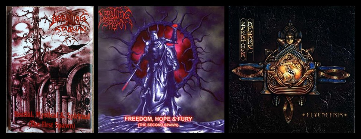 FirmHessian's tweet photo. Hessian Firm to Reissue Appalling Spawn’s Complete Works and Lykathea Aflame’s Elvenefris

It is once again with great pride that we announce a new series of reissues. This time from the legendary and undefinable Czech death metal entities Appalling Spawn and Lykathea Aflame. https://t.co/iwIWcQ16c4