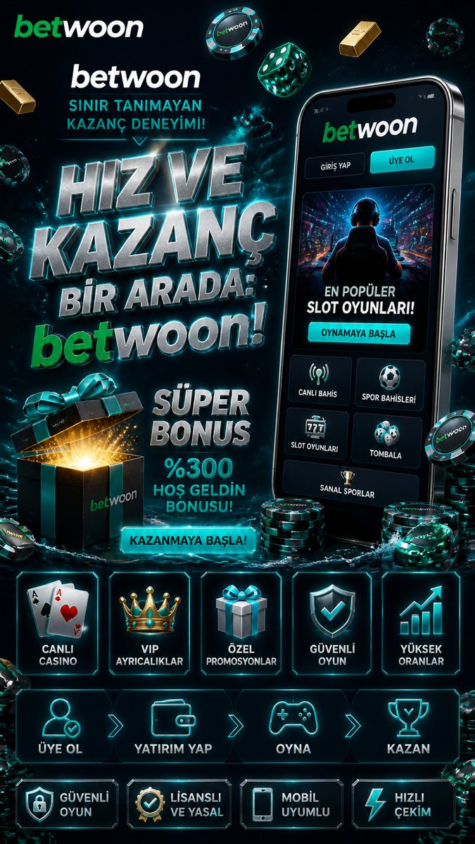 dafelh511's tweet photo. betwoon ile heyecanı yakala! 👑 Deneme bonusu, slot oyunları 🎰, canlı casino ⚡ ve hızlı/güvenli yatırım-çekim 🛡️ tek yerde. Şansını şimdi dene, kazanmaya başla! 🚀
#betwoon #DenemeBonusu #Yakabet #Bahisbu #Spi̇nco https://t.co/8fwg3jrVxA