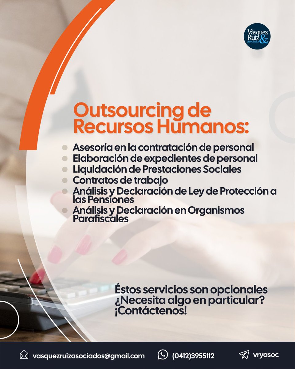 vryasoc's tweet photo. Interesados en su tranquilidad, le ofrecemos el plan que se adapta sus necesidades. Contáctenos y conversemos acerca de la mejor manera de apoyarle.

Estamos al alcance de su mano:
📱+58 04123955112 (WhatsApp y Telegram)
✉️ vasquezruizasociados@gmail.com https://t.co/AgDnYiv2wb