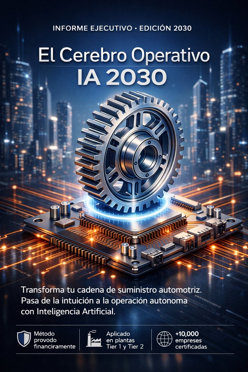 Huastemundo's tweet photo. El Cerebro Operativo IA 2030 para tu cadena de suministro automotriz.

Imagina implementar en tu compañía un Sistema de Inteligencia Artificial para tu Cadena de Suministro Automotriz que te asegure operar sin paros, sin exceso de inventario y con decisiones tomadas en segundos. https://t.co/ZQDkQAA2mT