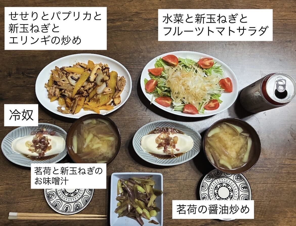 emikel19's tweet photo. ミョウガが出てくる季節に
なったので
ふんだんに
ミョウガを使った料理を作りました🤗

昨日は久々友達が
ご飯食べに来てた✨

配信応援、何とか10位以内に
入りたいなぁ～💕

 #ふわっち https://t.co/8OYxvvVORX