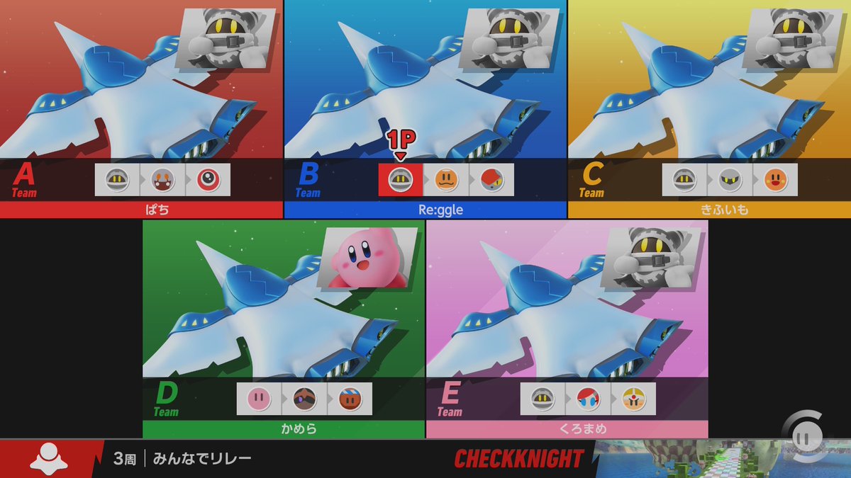 DownDownRight's tweet photo. 遅ればせながら、パドックお疲れ様でした〜
キャラ併せの流れからウィングミラー・ウィングチームの機会が多くて楽しかったです
そして、バトチャが結構おもろいねんな……

パドック内のスクショを撮りそびれたから、他の人のツイートを巡回しよ https://t.co/KbiBCs5CUN