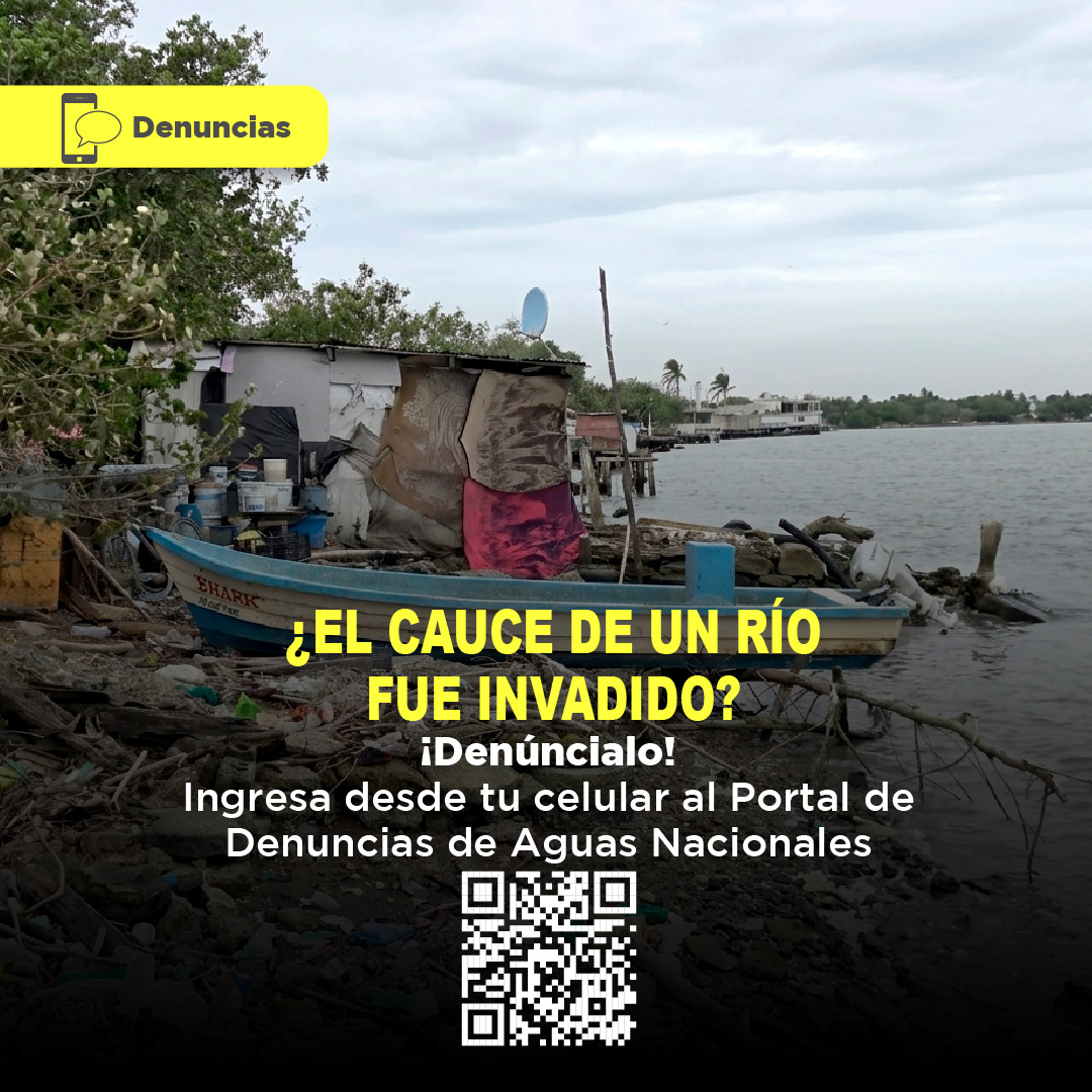 conagua_mx's tweet photo. Proteger los cauces de los ríos es proteger vidas y patrimonio. 

Tu denuncia puede ayudar a prevenir riesgos y conservar nuestros recursos naturales. Si detectas una invasión en un río, actúa y repórtala. https://t.co/Ei8mrvkEHW