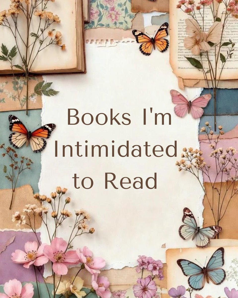 HeartOfLane's tweet photo. Books I'm Intimidated to Read: Part 1

All of these books are on my TBR, and I cannot wait to read them, but I'm also slightly terrified 😅 

#booktwt #booktwitter https://t.co/BgQIyj52Oo