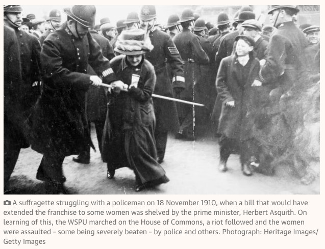 RuralLefty's tweet photo. "Had war not broken out in 1914, there can be little doubt that  suffragette violence against individuals would have intensified still  further." https://t.co/GNLNKIww8V https://t.co/aCKnphTMOH
