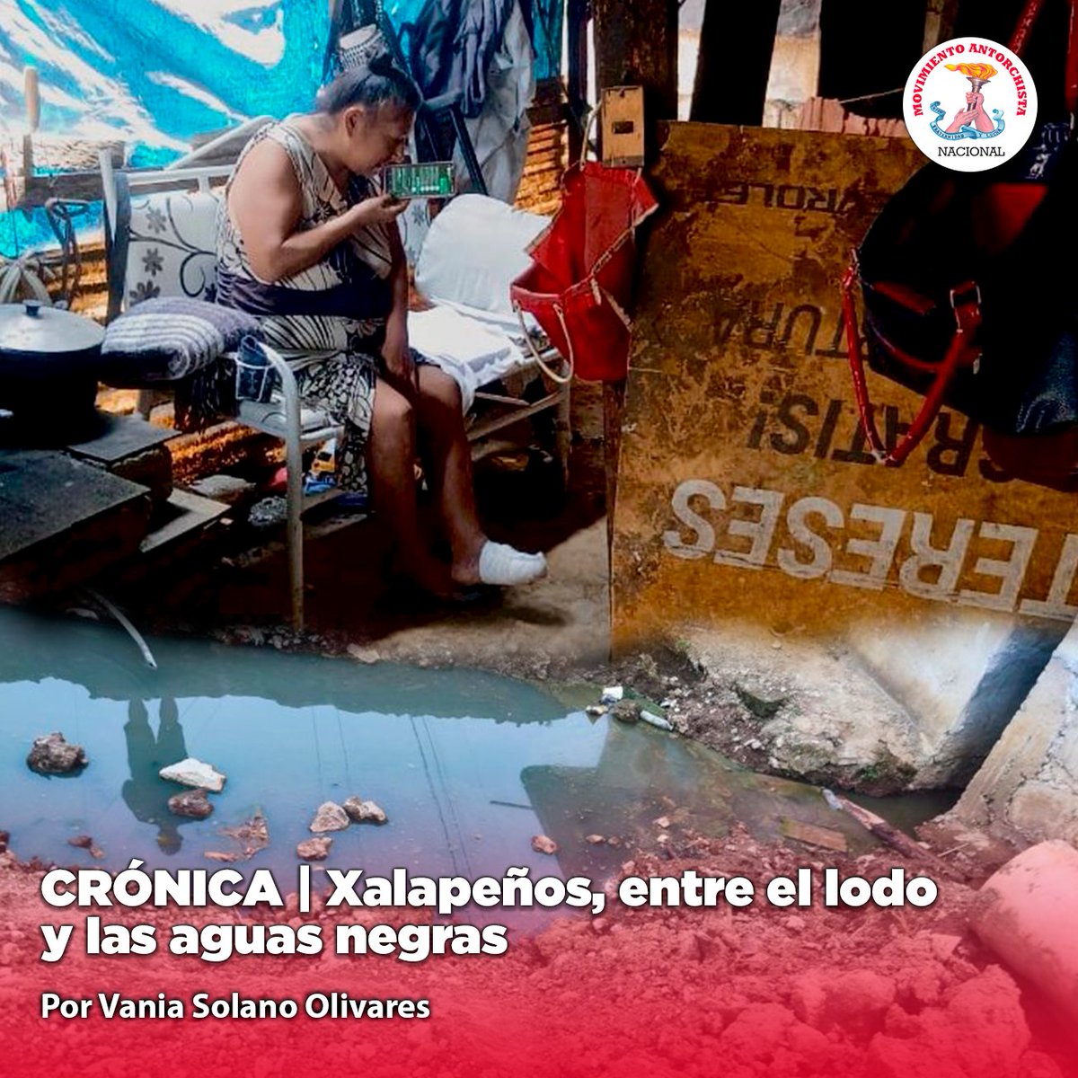 AntorchaOficial's tweet photo. 🌧🏚 Cuando llegan las lluvias, el agua no sólo baja de los cerros ni cae del cielo: también emerge de las fosas sépticas saturadas y se abre paso por calles, patios y viviendas.
•Más de 3 mil habitantes enfrentan inundaciones por 730 fosas sépticas saturadas durante las lluvias https://t.co/4J9ePquDEr