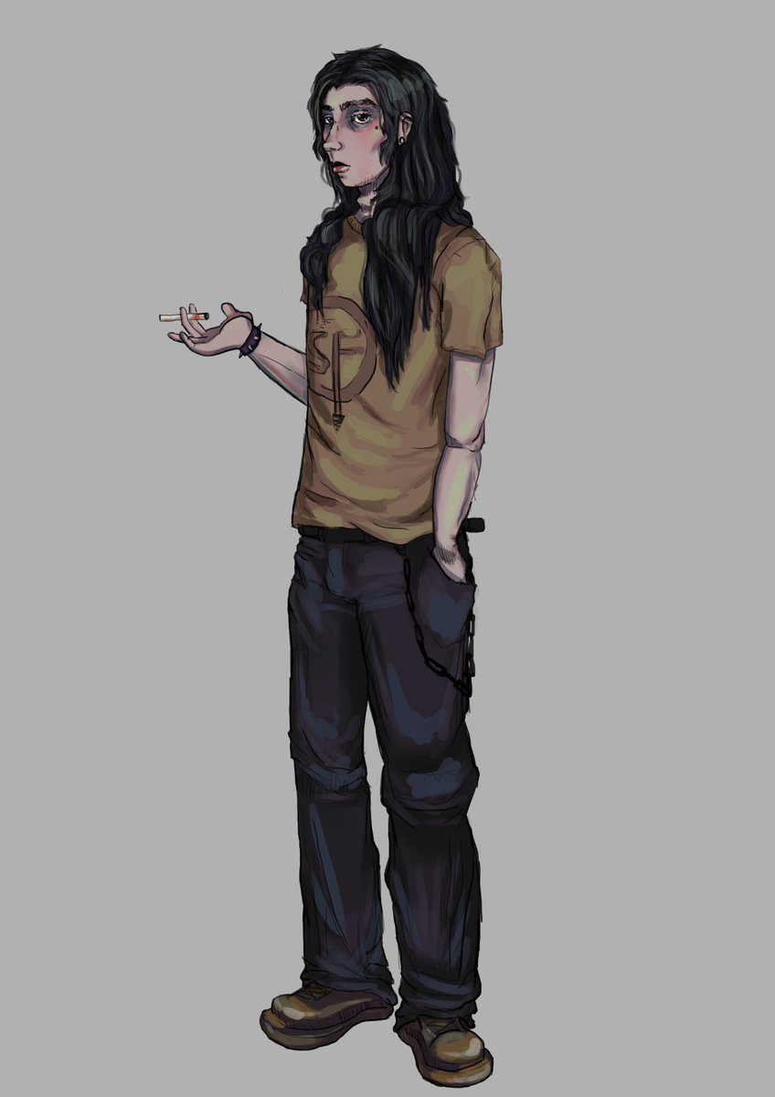 Grisilustra's tweet photo. finalmente pintei o homi
#fanart #sallyface https://t.co/mu0cHuvz3d