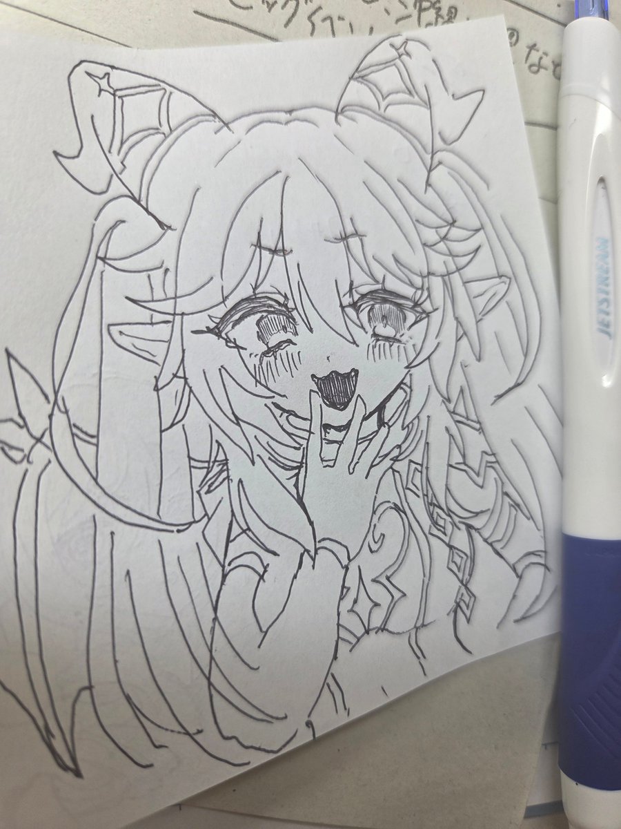 Ita_Illust's tweet photo. JETSTREAMかきやすい https://t.co/ZhpSdfjLj6