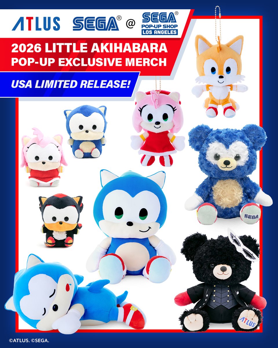 SEGA's tweet photo. Only place to grab this plush outside of Japan? Little Akihabara! 

Opening June 19th in LA's Little Tokyo. https://t.co/6oe4U83ENI