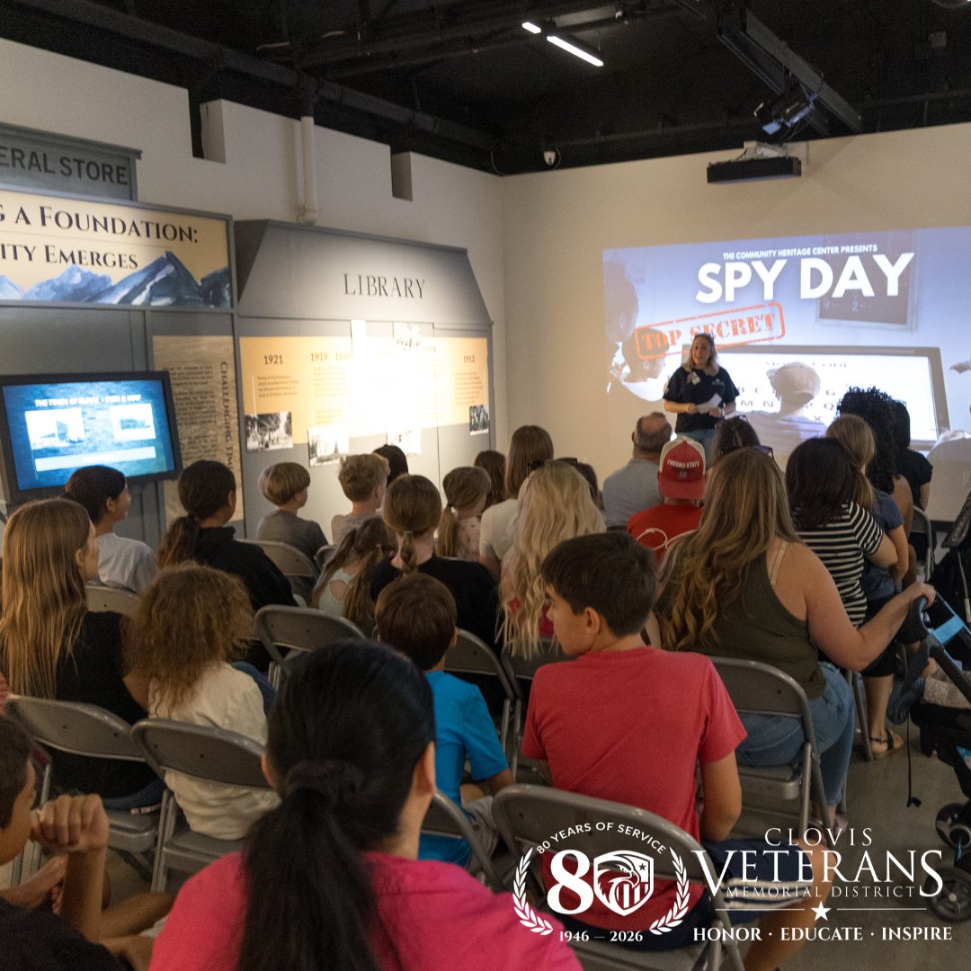 CVMDistrict's tweet photo. Don't forget! Spy Day is this Saturday, June 20th, at 10 AM at the Community Heritage Center! 🔍 Join us by registering here: https://t.co/hndPmtqtkp https://t.co/YpBEVDslxB