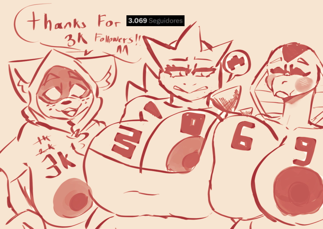 hoodie_sketches's tweet photo. Hemos llegado a los +3000 follows!! Como siempre muchas gracias a @JDavidthetaco por el dibujo y a todos por su apoyo, pensar que hace unos años me resultaba imposible llegar a los 1k ^^ https://t.co/jZJ0nQJEaE