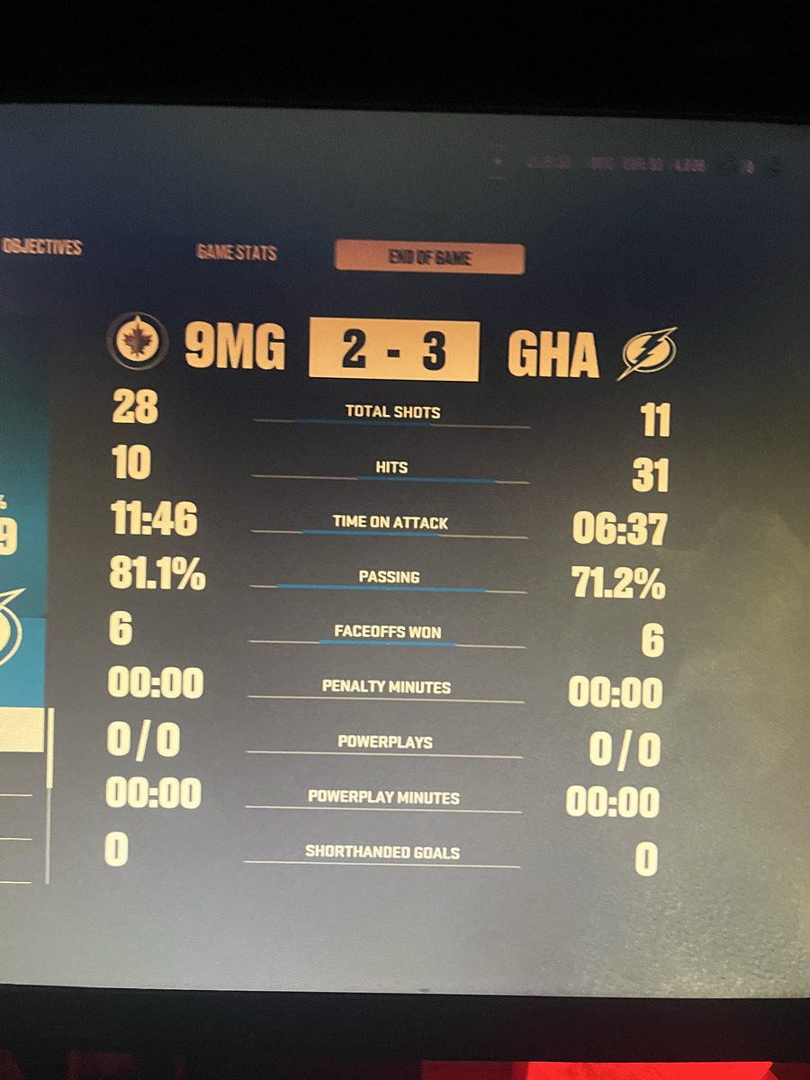 mackenzie_77574's tweet photo. @EASPORTSNHL Fuck you ea make it make fucking sense https://t.co/z1WOMmkaqt