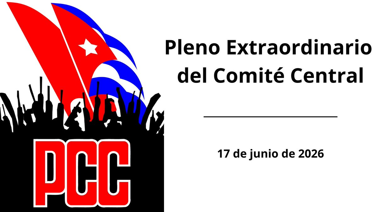 BYuniaky's tweet photo. El Buró Político convocó a un Pleno Extraordinario de su Comité Central para evaluar propuestas de transformaciones económicas y sociales, enunciadas por el Primer Secretario en recientes declaraciones a la prensa.

#CubaVencerá https://t.co/IM48bXhVfZ