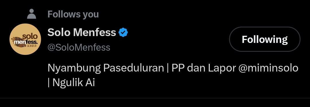miracleiny's tweet photo. Suwunn minfess, lemah teles @SoloMenfess https://t.co/2It8mBcVEy
