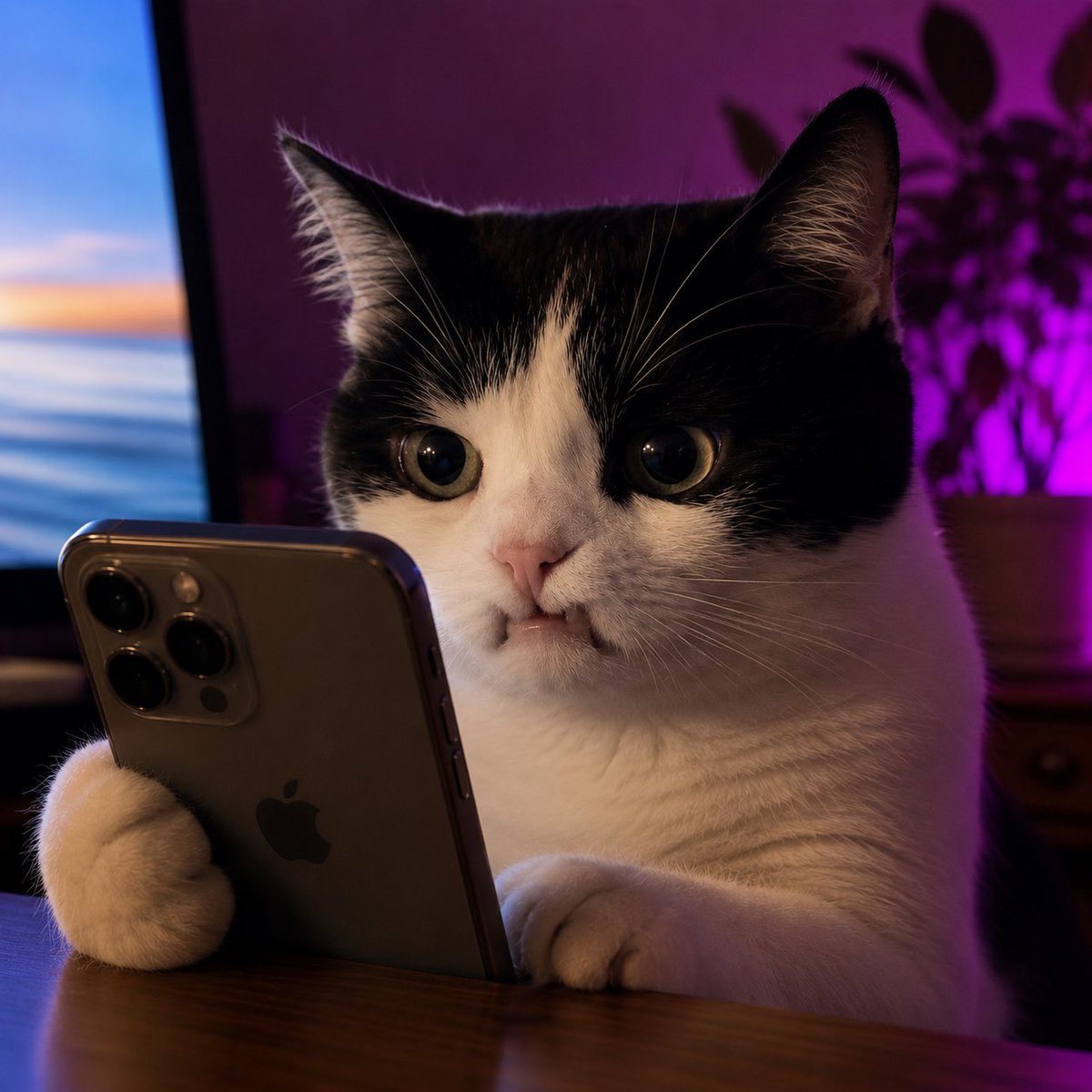 OrionCat__'s tweet photo. Me trying to remember what I opened my phone for https://t.co/lORTTzY4m7