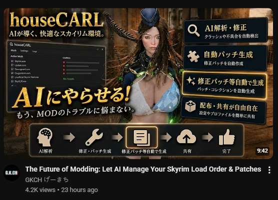 DSkyrimmods's tweet photo. This is a very bad idea. Delegating modding decisions to a machine rather than learning how to mod. https://t.co/hVDgh8AsHO
