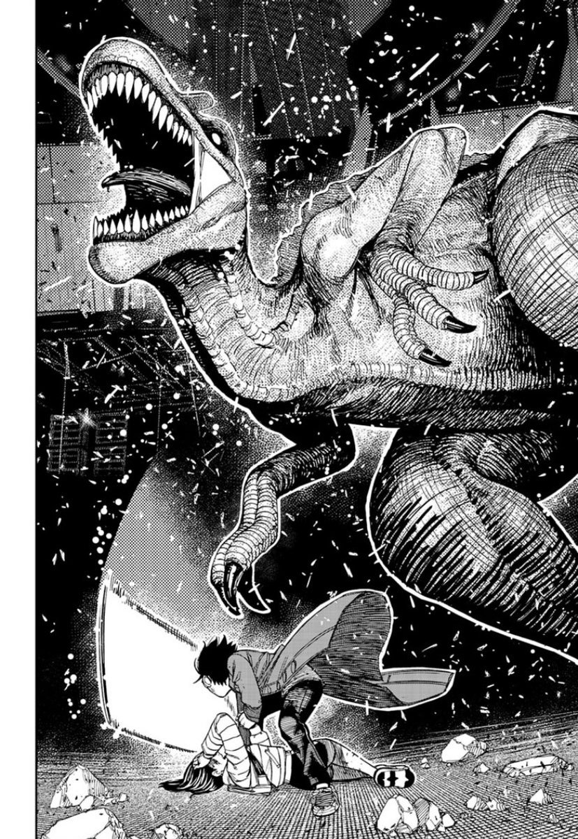 kidane_noah's tweet photo. I didn’t forget about some of you wack-asses on paleo-twitter that whined last week

“We weren’t mad that it was inaccurate, it’s cuz it was traced”

“It was so bad cuz it was inaccurate, he shouldn’t have drawn it in the first place”

“Tatsu’s so washed” 

Right

 #dandadan237 https://t.co/MoDHbSkQ5O