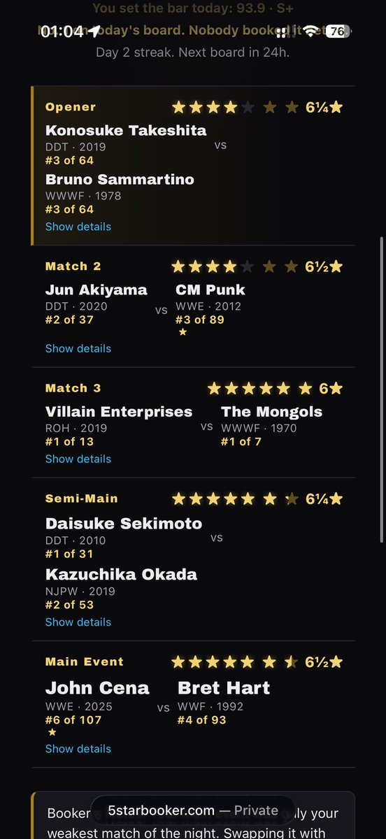 ProtoKyne's tweet photo. still early but we top of the board #5StarBooker https://t.co/fyKTep8iRY