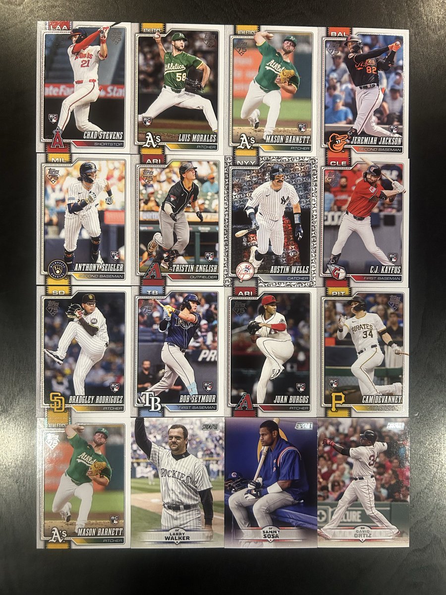 BullSchmidt1920's tweet photo. Various #MLB #Baseball cards.

50 cents each. 

See profile for details. #Hobby #Collecting https://t.co/kZSXyMTXYS