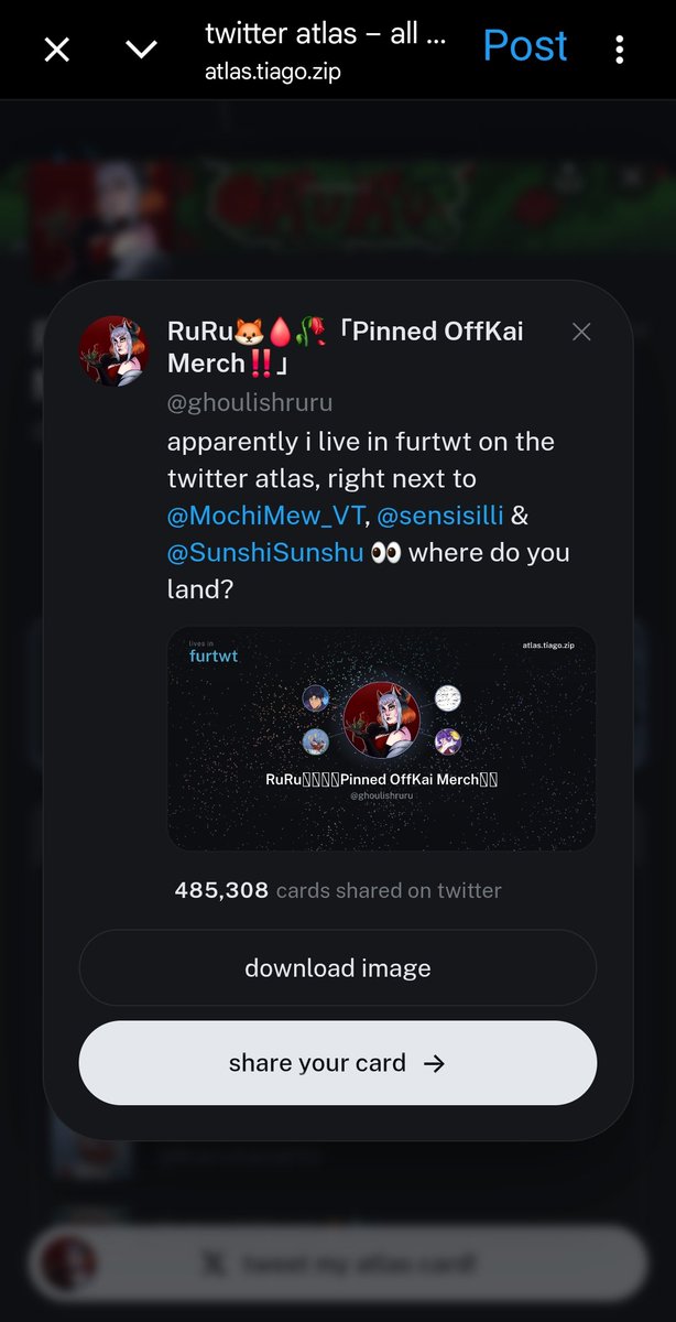 RuRu🦊🩸🥀「Pinned OffKai Merch‼️」 tweet media