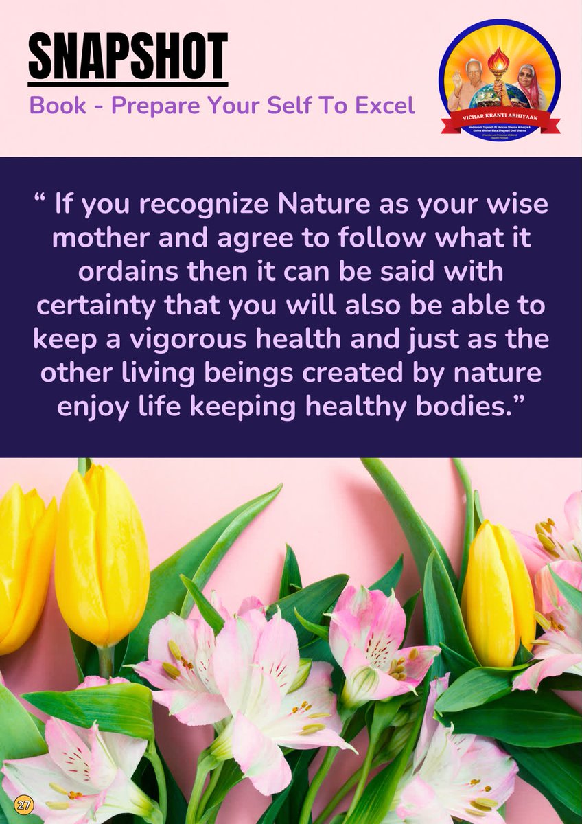 AWGPBooks's tweet photo. What does it take to keep growing and excelling? How can good health become a lifelong asset? Where can one find limitless joy and fulfillment? How do faith and values guide success? 
https://t.co/tNlbn2jmVf
Book: Prepare Yourself To Excel
Writer: Pt Shriram Sharma Acharya https://t.co/gBJ20mjQhU