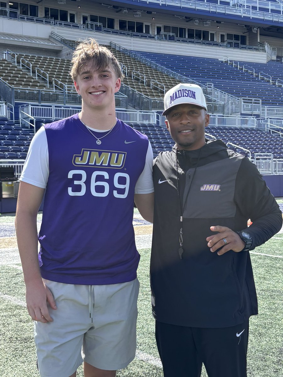 ColeCarmical's tweet photo. Great time learning and competing today @JMUFootball camp! Appreciate meeting coaches, discussions and look forward to getting back down soon!
@coach_bnapier @CoachSchor @CoachMillsC @CoachFlemWR @CoachRobertBala @CoachLinam 

@BWHSFootball @andrejones1185 @HIPWORKS365 @RyanUpp @Coach_Canney @coachmattingly2