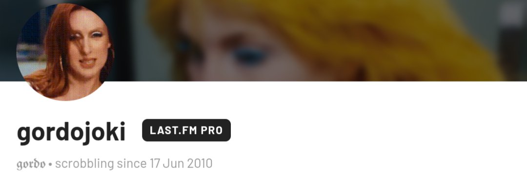 egodeathathome's tweet photo. @lastfm it‘ll be 16 years in a couple of days 🥹 https://t.co/eFM8AbZxhq