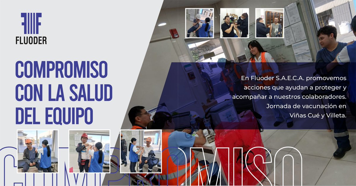 Fluoder1's tweet photo. Desde la responsabilidad empresarial

Como empresa comprometida con las personas, en Fluoder S.A.E.C.A. promovemos iniciativas que fortalecen una cultura de prevención.

La acción de vacunación realizada en Viñas Cué y Villeta forma parte de nuestro compromiso https://t.co/ez2zM1cX8L