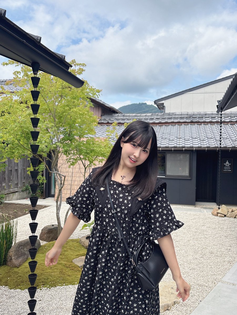 erisahigasiyama's tweet photo. おはようございます！☀️

黒のワンピースお気に入り🖤 ̖́-💭
#高嶺のなでしこ https://t.co/OUE60zZBje