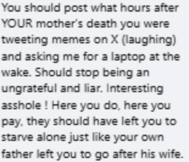 UTDRBurner's tweet photo. Okay, this is starting to piss me the fuck off

Mula has been deleting every post that mentions his allegations that are on this account. He has been responding in utter fucking silence, and deleting proof in the community
He's a sicko irl too.

[4th img is a comment on his post] https://t.co/Kc8NspqPen