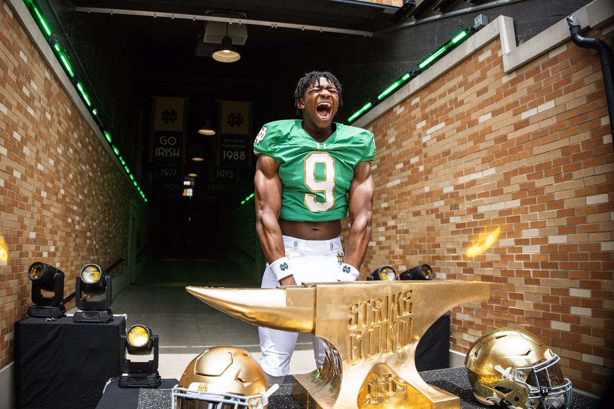 abrahamljs's tweet photo. Had a blast! Thank you @NDFootball https://t.co/11EY4os03P