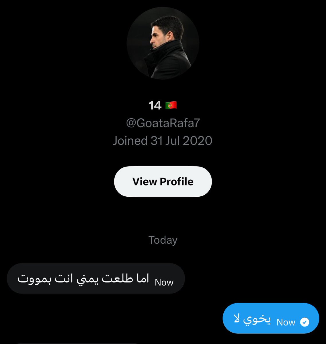 him tweet media
