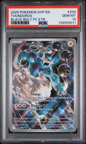 SlabStop's tweet photo. Markdown logged: Thundurus Pokemon Center ETB 209 PSA 10 now $206.99 (was $229.99).
Pop 1,374.
Watch it move: https://t.co/PbHMIyBoWM
$GME #Pokemon #SlabLife https://t.co/PA2Ap7Wy9J