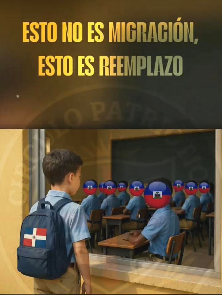 ciprianreyes's tweet photo. Hoy conocí una HAITÍANA que llegó al país hace 15 años y en #RD Ya tiene 6 hijos nacidos aquí y ella sigue ilegal 
Sin voluntad política no hay solución al TEMA HAITÍANO 
Y el presidente ABINADER lo que  hace es bulto mientras está alineado con #ONU llenando el país de Haitianos https://t.co/lpwN4CE7xv