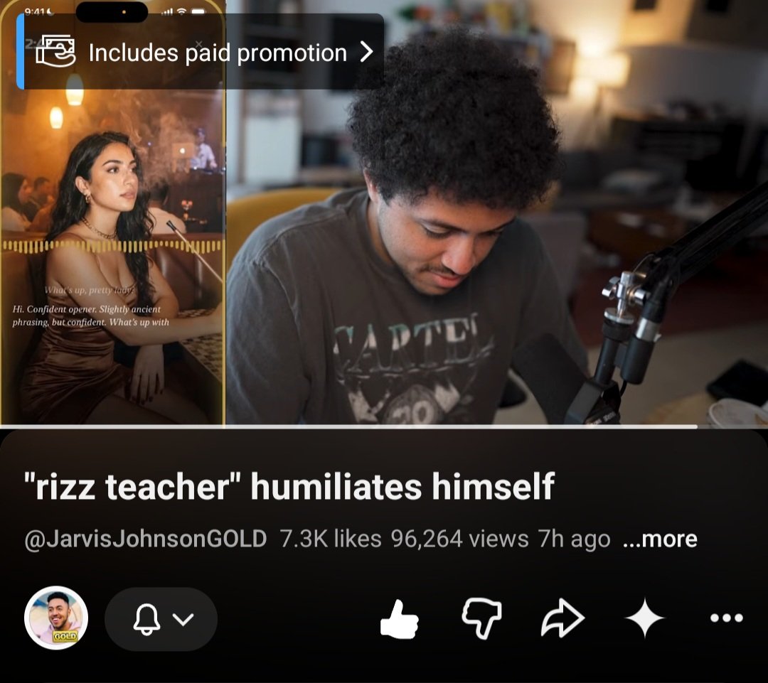 NeoSilex's tweet photo. As a woman, especially a single woman, @jarvis takes in his new video are the sexiest and most attractive takes. 10/10 watch, highly recommend https://t.co/4onElaTjFN