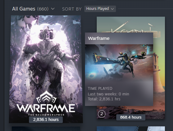 avron1888's tweet photo. @mazefloofy Sadly, none of my other games surpass warframe. https://t.co/2zwx4GLLmY