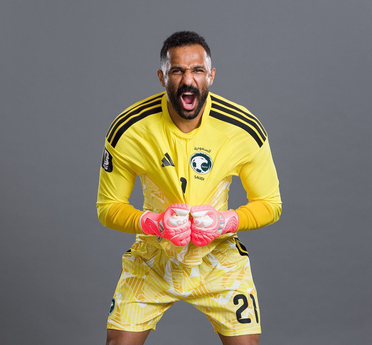 fahad_alahmdi88's tweet photo. 🚨🇸🇦 محمد العويّس رجل مباراة السعودية والأوروغواي!

🧤 أول لاعب سعودي في التاريخ يفوز بجائزة رجل المباراة في كأس العالم. 💚👏🏻

 #السعوديه_الاوروغواي https://t.co/PyUkBTonRX