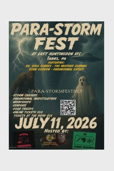 PAStormTrackerz's tweet photo. ‼️‼️Last Call‼️‼️

Thursday is the last day we are accepting Applications for Storm Chasers, Paranormal Teams and Craft Vendors for @ParaStormFest on July 11th. We are still looking for any of those who wish to set up at the event. If you show up day of and didn't fill out an application, you WILL NOT be able to set up. No exceptions!! Get those Applications in by Thursday June 18th.

Also its the last day for Payment for Craft Vendors. If you have filled out an application but haven't paid yet, please pay by Thursday or reach out to us. If you dont, your spot WILL NOT be held. And you wont be able to show up day of and pay. 

Tickets will remain on sale for $10 leading up to the event on https://t.co/8p3RUWSc76, and tickets for $15 will be Sold at the Door. Doors open to General Public at 9:30 am on July 11th.

See yinz July 11th.
