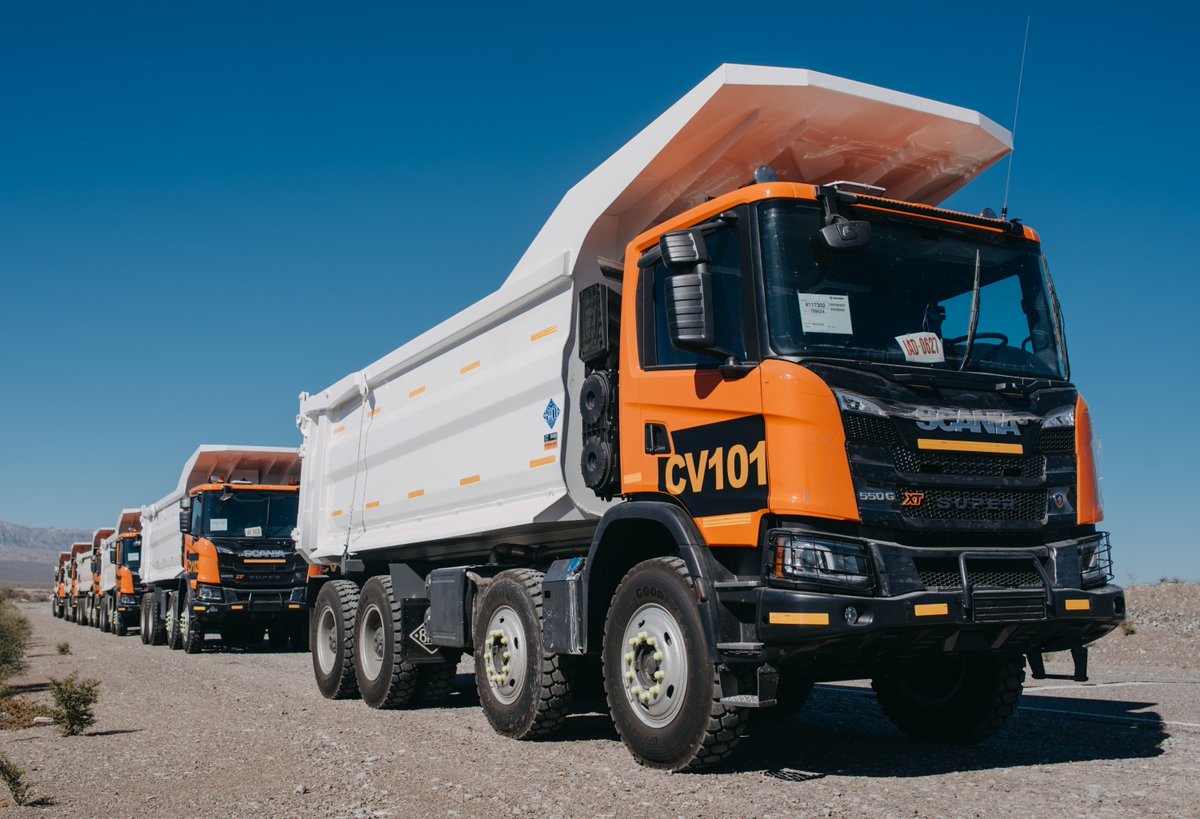 16valvulas's tweet photo. Proyecto Vicuña: Scania suma tecnología y servicios al desarrollo minero de San Juan con una flota de 28 camiones
https://t.co/KEAqIvNnk3 https://t.co/yDulVVjKzR