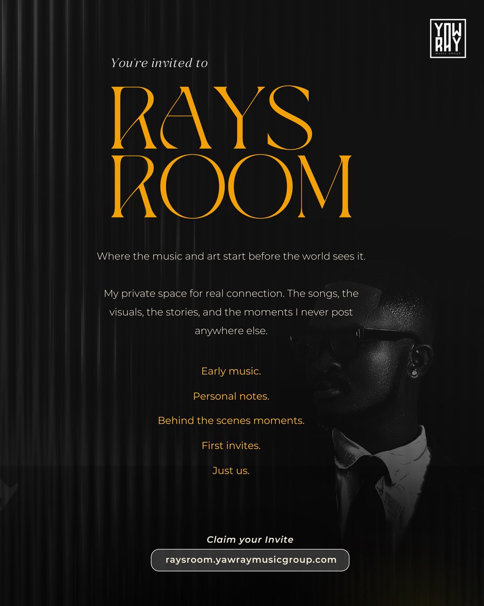 Ray’s Room Newsletter Promo Flyer