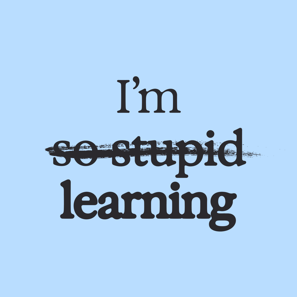 talkspace's tweet photo. Making a mistake and immediately spiraling into "I'm so stupid" is a habit. And like any habit, it can be unlearned. 

Next time you catch yourself saying these words, remember that you have permission to be a work in progress. 

If you need help working on your mindset, a therapist can help. Find one here: https://t.co/7sSqE9PDEb