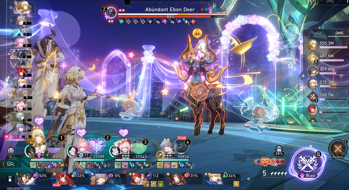 Infernoblazer7's tweet photo. Doing my ascension run for Wealth Creator and this might be my craziest Currency war run ever. I have 13 characters fighting and like 8 bonds activated😂 https://t.co/sTyRMrdY55