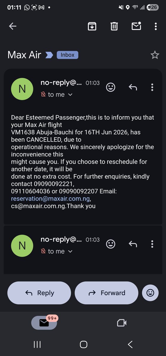 Mokash91's tweet photo. @MaxAirLtd please I am not interested in rescheduling, please refund me ASAP. https://t.co/5z5QRbKURa
