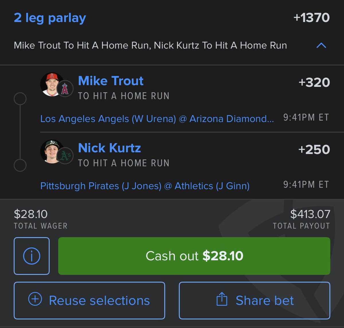 ParlayWizardKD's tweet photo. FREE MONEY 😮‍💨⭐️🚀

IF YOU MISSED THIS IT ALREADY CASHED ! https://t.co/B4nmB8wqMw