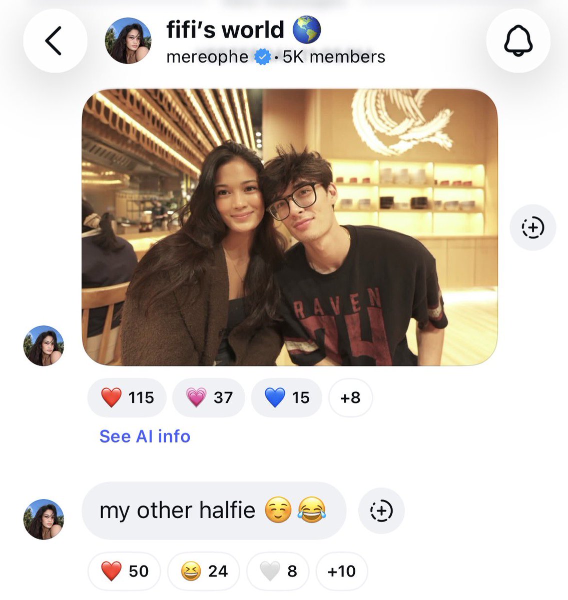 tj_canino's tweet photo. fifi sharma throwing shade like it’s her full-time job 😭😭😭 https://t.co/CdtYxFvcWl