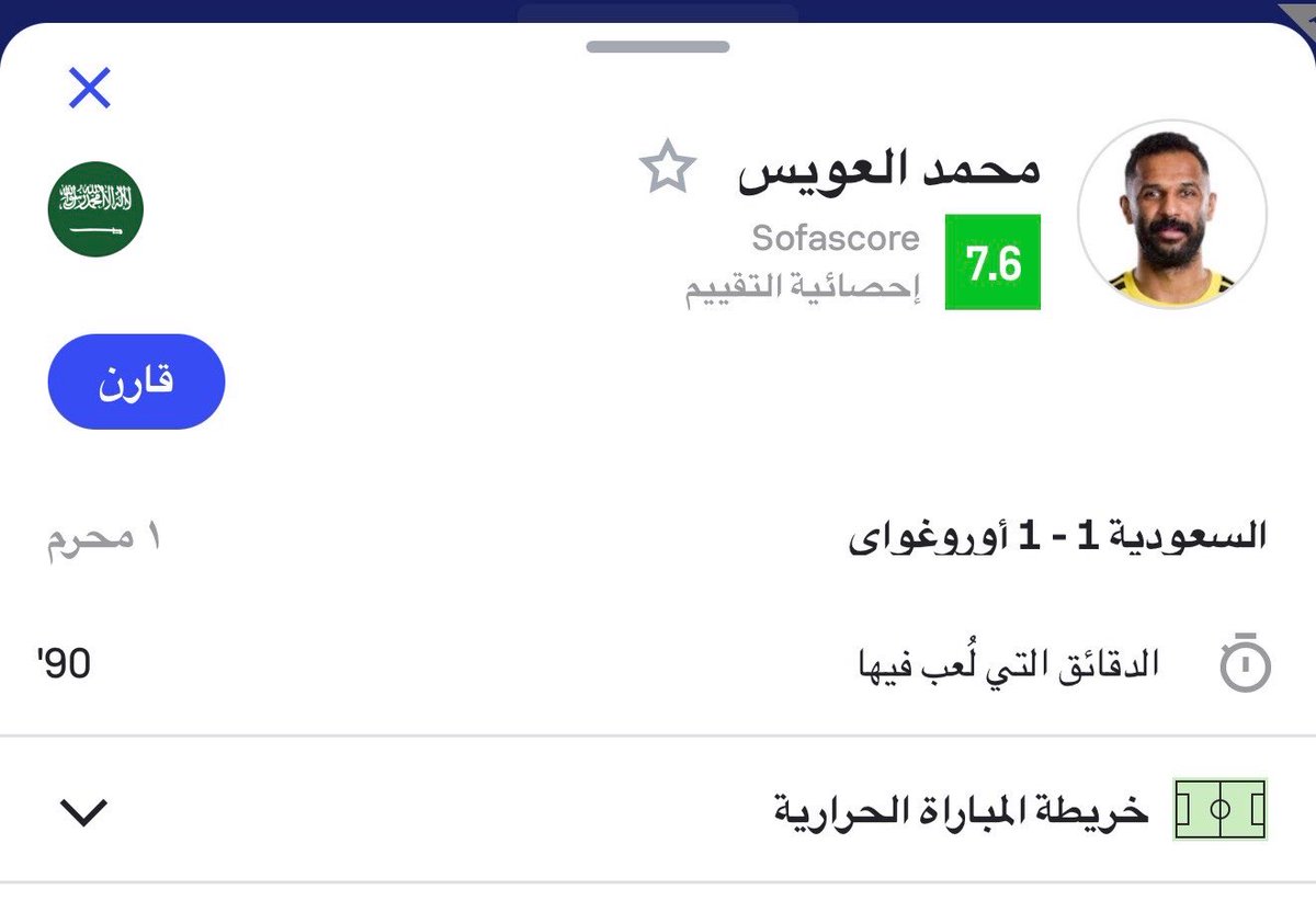 S5G's tweet photo. شكرا لرجال الاخضر
شكرا لصقور المونديال 

تعامل اكثر من جيد في اولى مباريات البطولة

العويس اليوم كان شامخا امام هجمات الاوروغواي ويستحق افضل لاعب في المباراة التي سلبت منه عيانا لصالح فالفيردي 
لكن هذا سيكون حافز لحامي العرين في المباريات المقبلة @mohadalowais  
والقادم اجمل ان شاء الله 💚 🦅