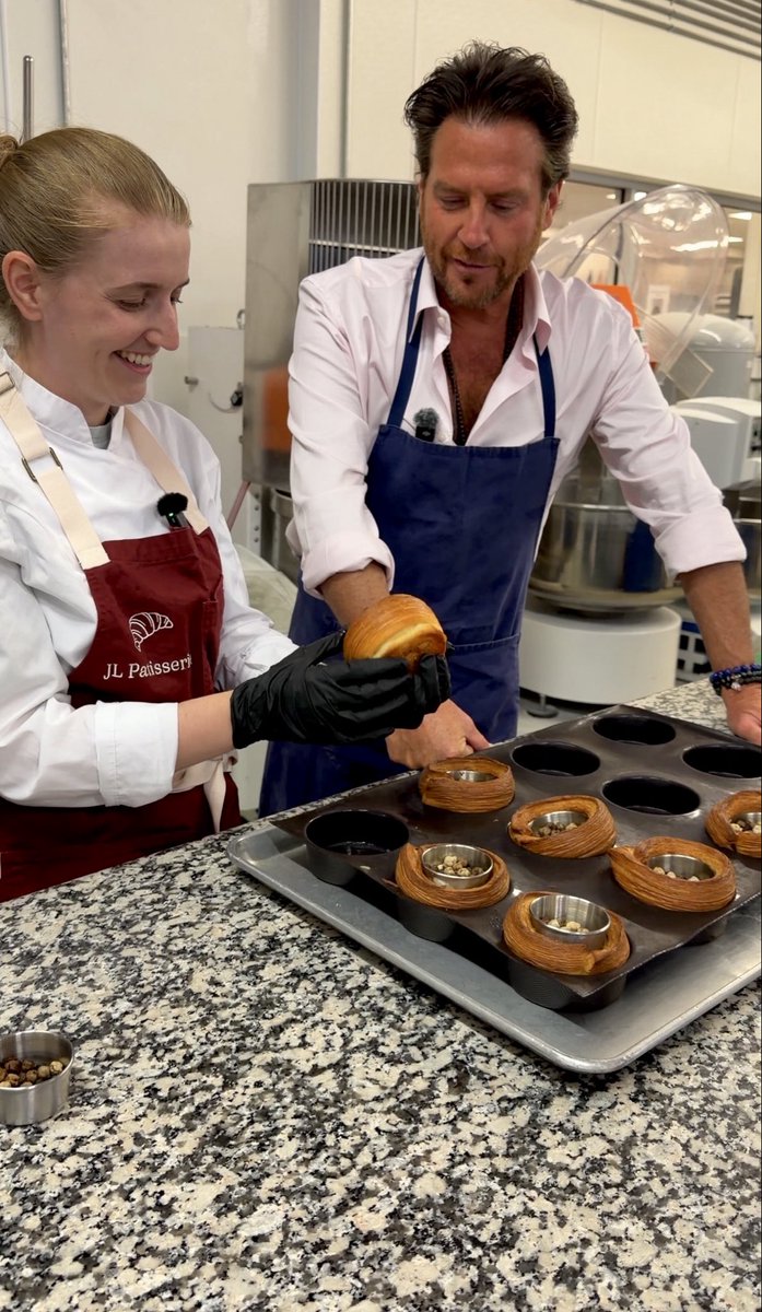 conantnyc's tweet photo. The pursuit is always the same: honor the ingredient and let technique do the rest. Spent some time cooking with the talented team at @JLPatisserie, more soon. 🥐 https://t.co/1lpcu3ZXbc